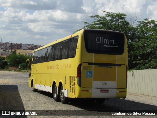 Viação Itapemirim 9539 na cidade de Caruaru, Pernambuco, Brasil, por Lenilson da Silva Pessoa. Número da foto: #12084535.