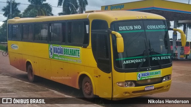 Viação Brilhante BXH8G60 na cidade de Breu Branco, Pará, Brasil, por Nikolas Henderson. Número da foto: #12083620.
