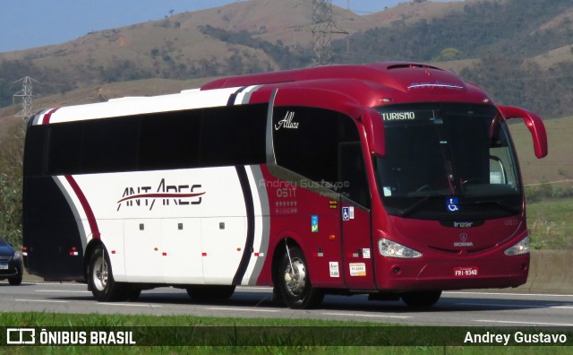 Antares Transportes e Turismo 0511 na cidade de Roseira, São Paulo, Brasil, por Andrey Gustavo. Número da foto: #12084812.