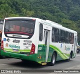 Viação Piracicabana Santos 4809 na cidade de Santos, São Paulo, Brasil, por Giuseppe Thiago Russodivito. Número da foto: #:id.