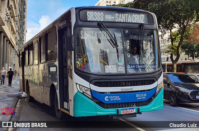 Transportes Campo Grande D53526 na cidade de Rio de Janeiro, Rio de Janeiro, Brasil, por Claudio Luiz. Número da foto: #12139714.