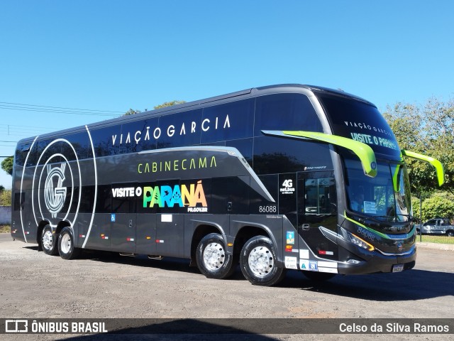 Viação Garcia 86088 na cidade de Paranavaí, Paraná, Brasil, por Celso da Silva Ramos. Número da foto: #12140130.