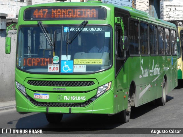 Transportes Santo Antônio RJ 161.045 na cidade de Duque de Caxias, Rio de Janeiro, Brasil, por Augusto César. Número da foto: #12139334.