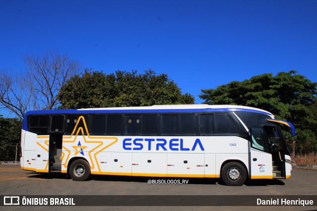 Viação Estrela 7302 na cidade de Rio Verde, Goiás, Brasil, por Daniel Henrique. Número da foto: #12141327.