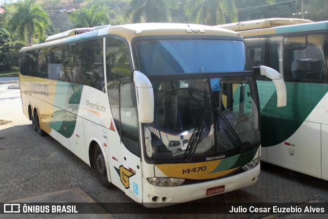 Empresa Gontijo de Transportes 14470 na cidade de Paraíba do Sul, Rio de Janeiro, Brasil, por Julio Cesar Euzebio Alves. Número da foto: #12140018.