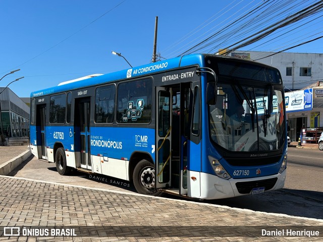 TCMR - Transporte Coletivo Marechal Rondon 627150 na cidade de Rondonópolis, Mato Grosso, Brasil, por Daniel Henrique. Número da foto: #12140234.