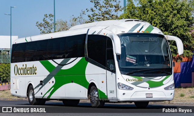 AdeO - Autobuses de Occidente 34015 na cidade de Morelia, Michoacán, México, por Fabián Reyes. Número da foto: #12141010.