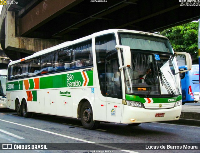 Cia. São Geraldo de Viação 21010 na cidade de Rio de Janeiro, Rio de Janeiro, Brasil, por Lucas de Barros Moura. Número da foto: #12139527.