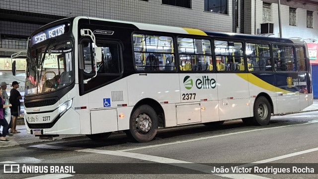 Viação Elite 2377 na cidade de Volta Redonda, Rio de Janeiro, Brasil, por João Victor Rodrigues Rocha. Número da foto: #12140729.