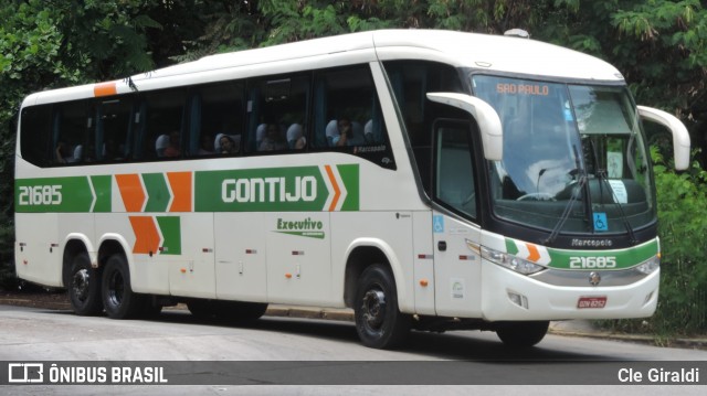 Empresa Gontijo de Transportes 21685 na cidade de São Paulo, São Paulo, Brasil, por Cle Giraldi. Número da foto: #12140579.