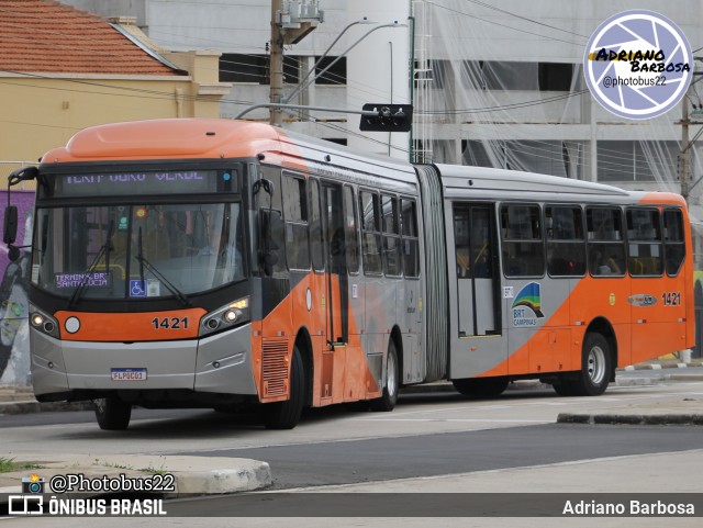 VB Transportes e Turismo 1421 na cidade de Campinas, São Paulo, Brasil, por Adriano Barbosa. Número da foto: #12139122.