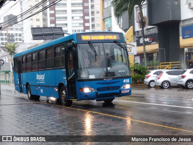 Biguaçu Transportes Coletivos Administração e Participação 418 na cidade de Florianópolis, Santa Catarina, Brasil, por Marcos Francisco de Jesus. Número da foto: #12139666.