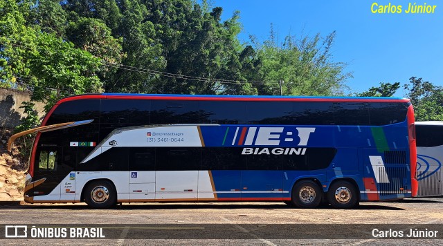EBT - Expresso Biagini Transportes 9G83 na cidade de Caldas Novas, Goiás, Brasil, por Carlos Júnior. Número da foto: #12162024.