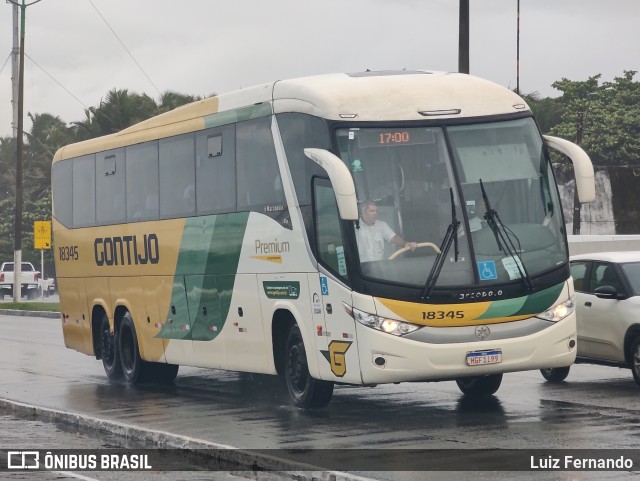 Empresa Gontijo de Transportes 18345 na cidade de Maceió, Alagoas, Brasil, por Luiz Fernando. Número da foto: #12161967.