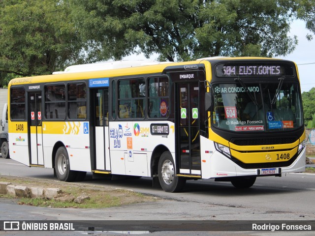 Viação Cidade de Maceió 1408 na cidade de Maceió, Alagoas, Brasil, por Rodrigo Fonseca. Número da foto: #12161624.