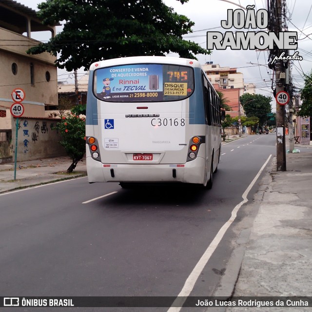 Transportes Futuro C30168 na cidade de Rio de Janeiro, Rio de Janeiro, Brasil, por João Lucas Rodrigues da Cunha. Número da foto: #12163445.