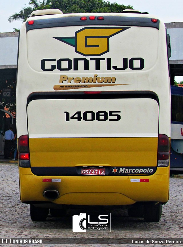 Empresa Gontijo de Transportes 14085 na cidade de Campos dos Goytacazes, Rio de Janeiro, Brasil, por Lucas de Souza Pereira. Número da foto: #12162118.