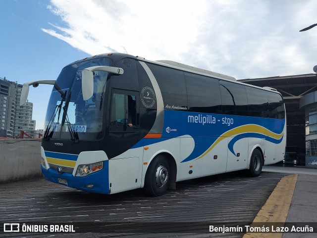 Autobuses Melipilla 164 na cidade de Estación Central, Santiago, Metropolitana de Santiago, Chile, por Benjamín Tomás Lazo Acuña. Número da foto: #12163385.