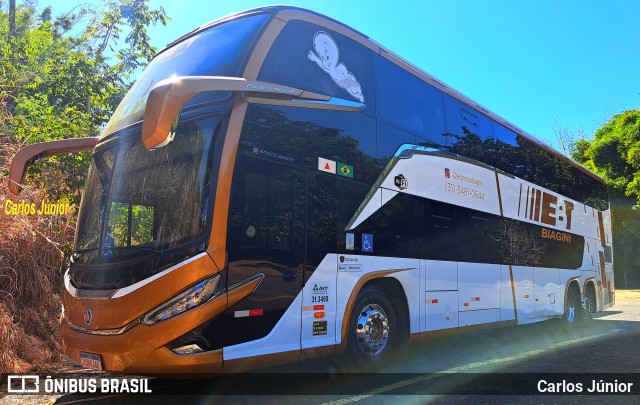 EBT - Expresso Biagini Transportes 8J60 na cidade de Caldas Novas, Goiás, Brasil, por Carlos Júnior. Número da foto: #12162022.