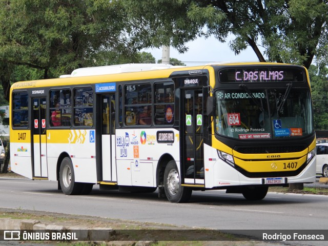 Viação Cidade de Maceió 1407 na cidade de Maceió, Alagoas, Brasil, por Rodrigo Fonseca. Número da foto: #12161626.