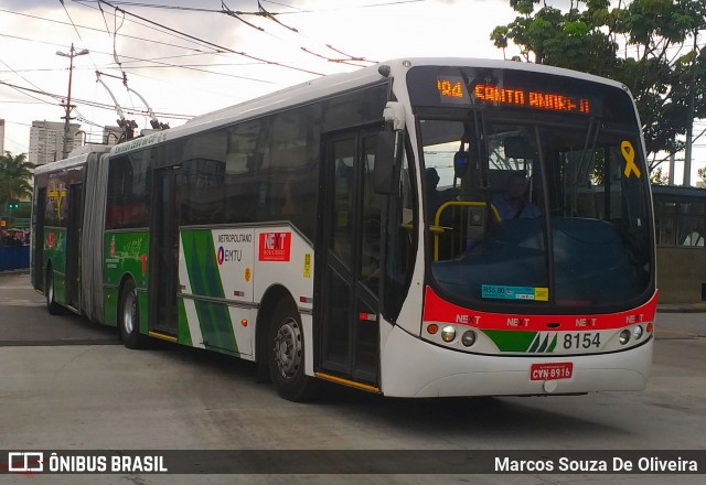 Next Mobilidade - ABC Sistema de Transporte 8154 na cidade de Santo André, São Paulo, Brasil, por Marcos Souza De Oliveira. Número da foto: #12162557.