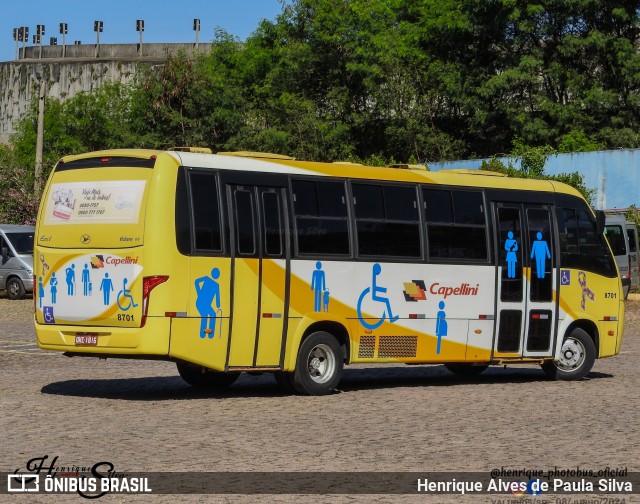 Transportes Capellini 8701 na cidade de Valinhos, São Paulo, Brasil, por Henrique Alves de Paula Silva. Número da foto: #12163398.