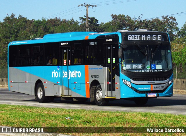 Expresso Rio de Janeiro RJ 142.025 na cidade de Duque de Caxias, Rio de Janeiro, Brasil, por Wallace Barcellos. Número da foto: #12165572.