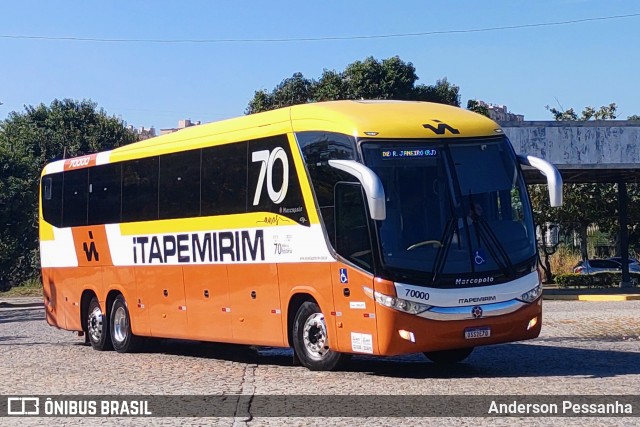 Viação Nova Itapemirim 70000 na cidade de Campos dos Goytacazes, Rio de Janeiro, Brasil, por Anderson Pessanha. Número da foto: #12164513.