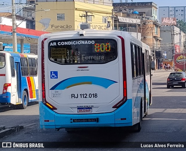 Auto Viação Vera Cruz - Belford Roxo RJ 112.018 na cidade de Belford Roxo, Rio de Janeiro, Brasil, por Lucas Alves Ferreira. Número da foto: #12163544.