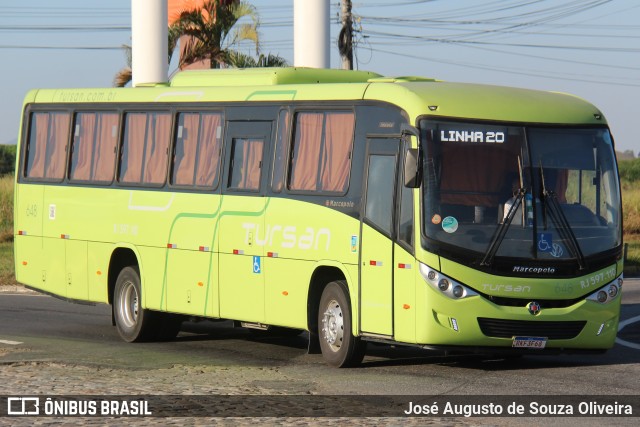 Tursan - Turismo Santo André 648 na cidade de Porto Real, Rio de Janeiro, Brasil, por José Augusto de Souza Oliveira. Número da foto: #12164084.