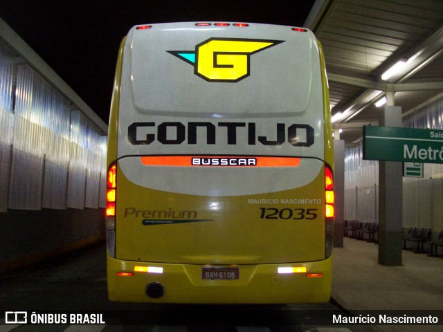Empresa Gontijo de Transportes 12035 na cidade de Belo Horizonte, Minas Gerais, Brasil, por Maurício Nascimento. Número da foto: #12165613.