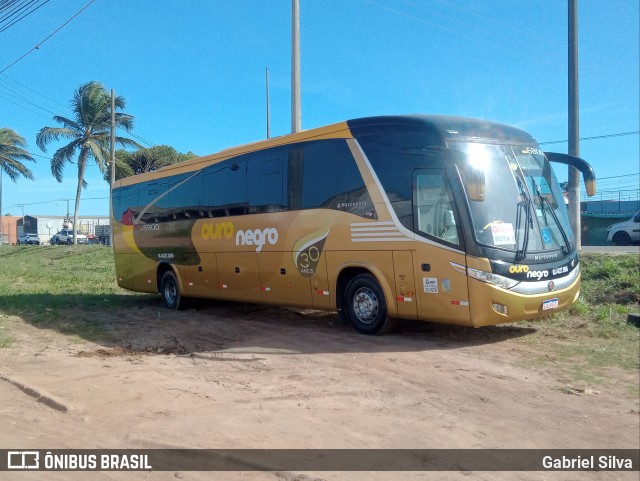 Ouro Negro Transportes e Turismo 6800 na cidade de Cabo Frio, Rio de Janeiro, Brasil, por Gabriel Silva. Número da foto: #12163540.