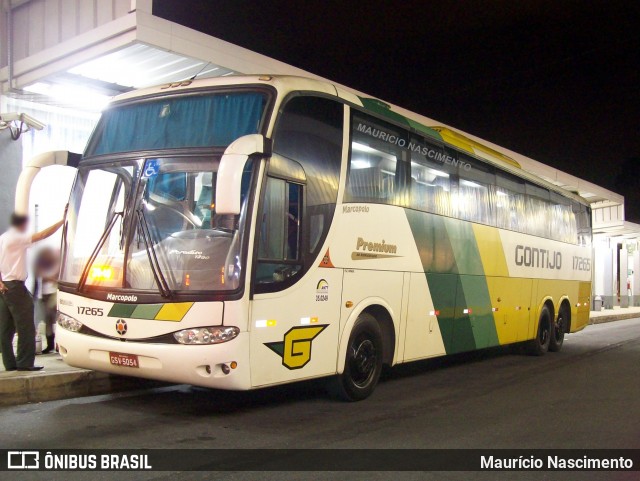 Empresa Gontijo de Transportes 17265 na cidade de Belo Horizonte, Minas Gerais, Brasil, por Maurício Nascimento. Número da foto: #12165427.