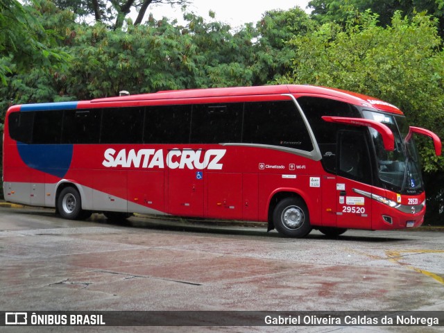 Viação Santa Cruz 29520 na cidade de São Paulo, São Paulo, Brasil, por Gabriel Oliveira Caldas da Nobrega. Número da foto: #12165269.