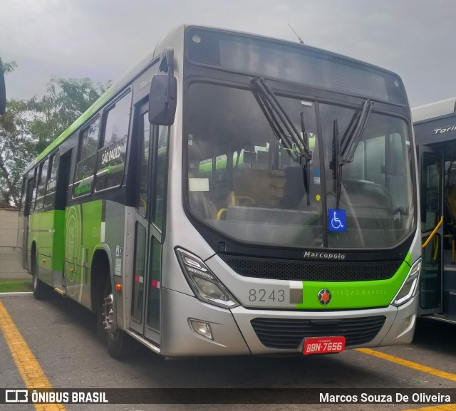 Viação Garcia 8243 na cidade de Maringá, Paraná, Brasil, por Marcos Souza De Oliveira. Número da foto: #12164832.