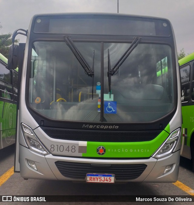 Viação Garcia 81048 na cidade de Maringá, Paraná, Brasil, por Marcos Souza De Oliveira. Número da foto: #12164829.
