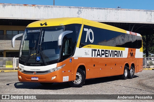 Viação Nova Itapemirim 70000 na cidade de Campos dos Goytacazes, Rio de Janeiro, Brasil, por Anderson Pessanha. Número da foto: #12164516.