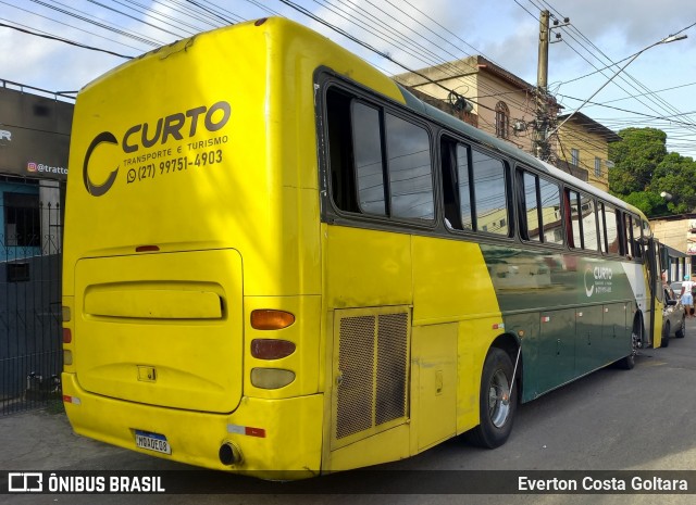 Curto Transporte e Turismo MQA0E08 na cidade de Cariacica, Espírito Santo, Brasil, por Everton Costa Goltara. Número da foto: #12164241.