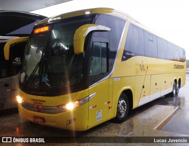 Viação Itapemirim 60015 na cidade de Sombrio, Santa Catarina, Brasil, por Lucas Juvencio. Número da foto: #12165027.