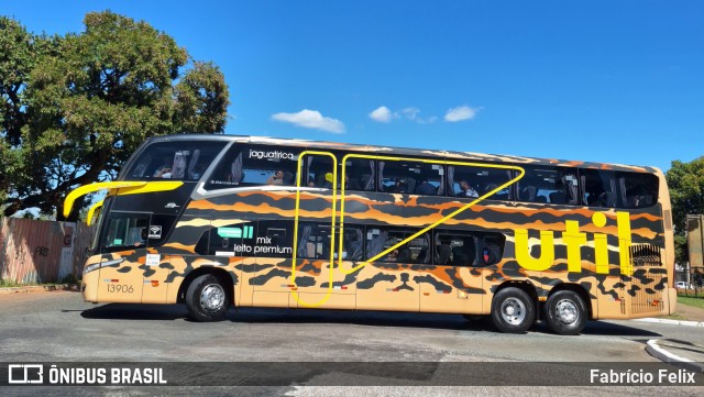 UTIL - União Transporte Interestadual de Luxo 13906 na cidade de Brasília, Distrito Federal, Brasil, por Fabrício Felix. Número da foto: #12164678.
