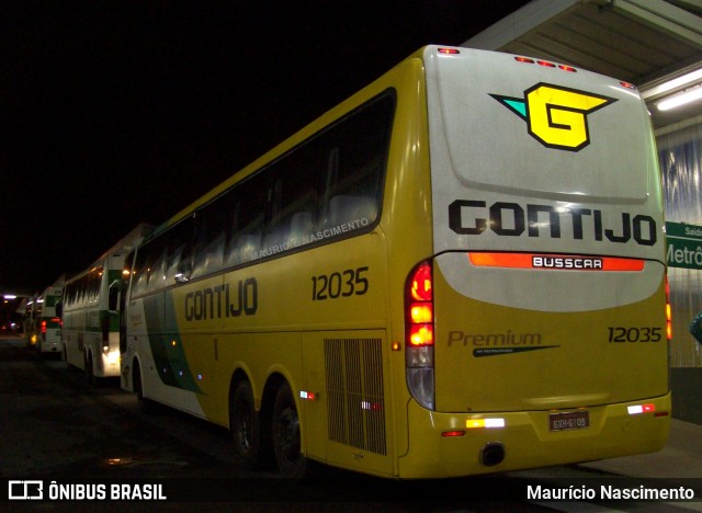 Empresa Gontijo de Transportes 12035 na cidade de Belo Horizonte, Minas Gerais, Brasil, por Maurício Nascimento. Número da foto: #12165618.