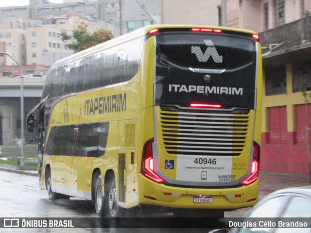 Viação Nova Itapemirim 40946 na cidade de Belo Horizonte, Minas Gerais, Brasil, por Douglas Célio Brandao. Número da foto: #12168111.