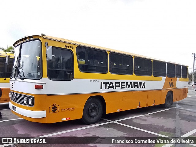 Viação Itapemirim 9119 na cidade de Barueri, São Paulo, Brasil, por Francisco Dornelles Viana de Oliveira. Número da foto: #12167212.