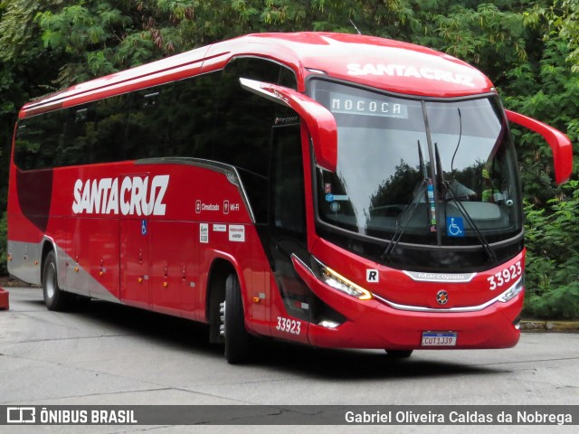 Viação Santa Cruz 33923 na cidade de São Paulo, São Paulo, Brasil, por Gabriel Oliveira Caldas da Nobrega. Número da foto: #12166741.