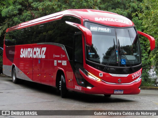 Viação Santa Cruz 33923 na cidade de São Paulo, São Paulo, Brasil, por Gabriel Oliveira Caldas da Nobrega. Número da foto: #12166740.