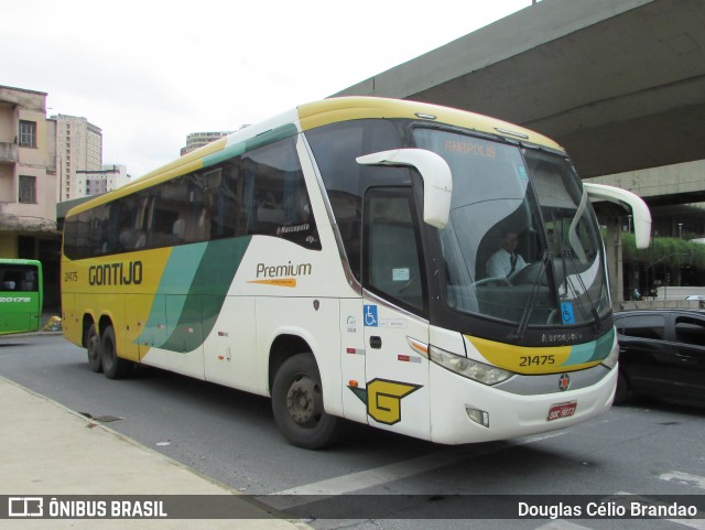 Empresa Gontijo de Transportes 21475 na cidade de Belo Horizonte, Minas Gerais, Brasil, por Douglas Célio Brandao. Número da foto: #12167477.