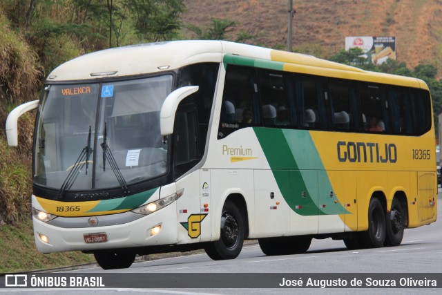 Empresa Gontijo de Transportes 18365 na cidade de Piraí, Rio de Janeiro, Brasil, por José Augusto de Souza Oliveira. Número da foto: #12167897.