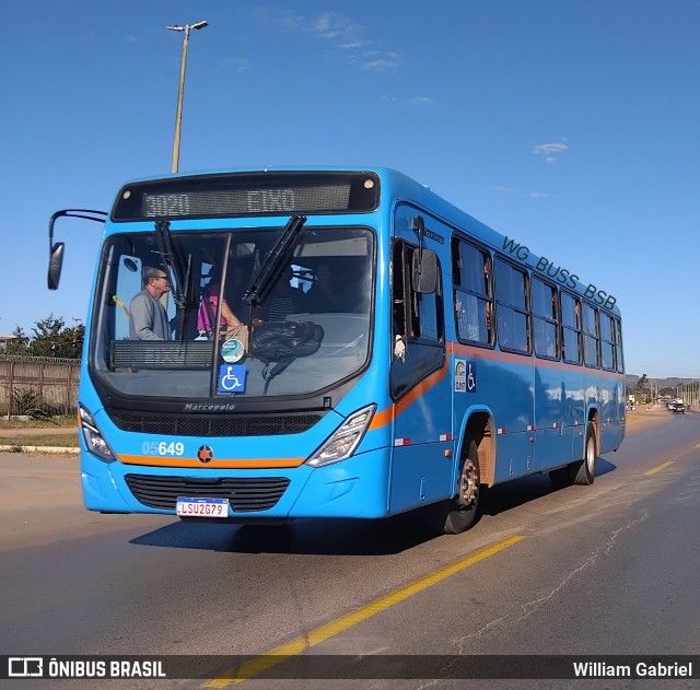 Taguatur - Taguatinga Transporte e Turismo 05649 na cidade de Santo Antônio de Goiás, Goiás, Brasil, por William Gabriel. Número da foto: #12167774.
