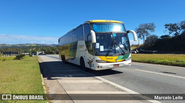 Empresa Gontijo de Transportes 14620 na cidade de Perdões, Minas Gerais, Brasil, por Marcelo Leite. Número da foto: #12166148.
