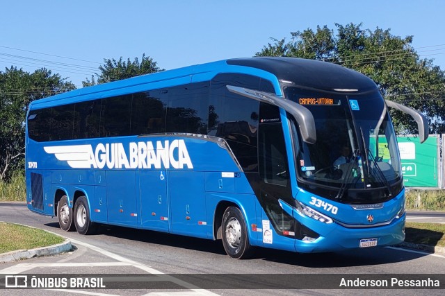Viação Águia Branca 33470 na cidade de Campos dos Goytacazes, Rio de Janeiro, Brasil, por Anderson Pessanha. Número da foto: #12165814.